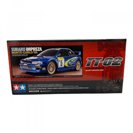 タミヤ スバルインプレッサ モンテカルロ '99 (TT-02) 新品 タミヤ 1/10RC スバル インプレッサ モンテカルロ 99（TT-02 シャーシ