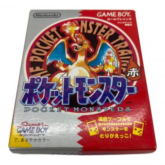 ポケットモンスター赤 ゲームボーイ用ソフト -