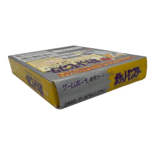 ポケットモンスター ピカチュウ ゲームボーイ用ソフト -