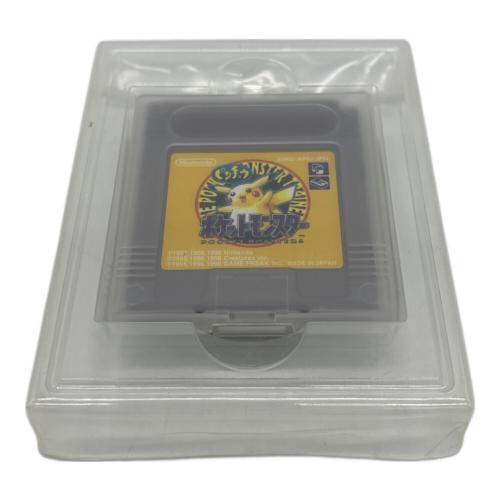 ポケットモンスター ピカチュウ ゲームボーイ用ソフト -