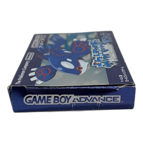 ポケットモンスター サファイア ゲームボーイアドバンス用ソフト 動作確認済み -