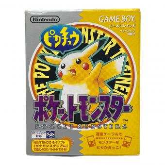 Nintendo (ニンテンドー) ポケットモンスター ピカチュウ ゲームボーイ用ソフト 動作確認済 -