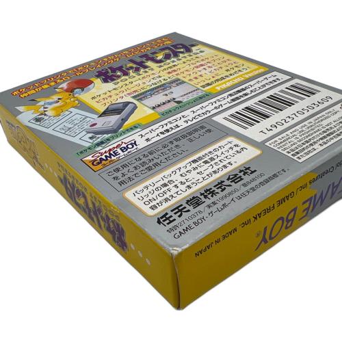 Nintendo (ニンテンドー) ポケットモンスター ピカチュウ ゲームボーイ用ソフト 動作確認済 -