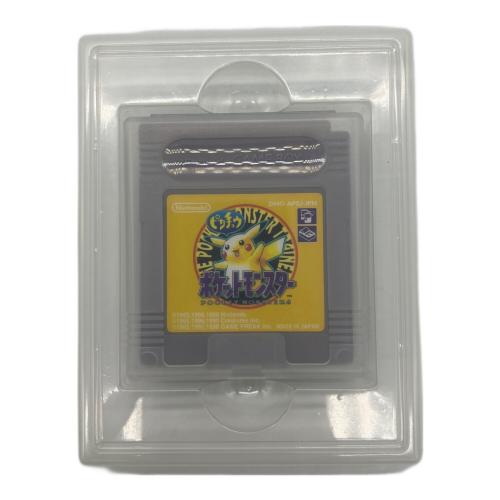 Nintendo (ニンテンドー) ポケットモンスター ピカチュウ ゲームボーイ用ソフト 動作確認済 -