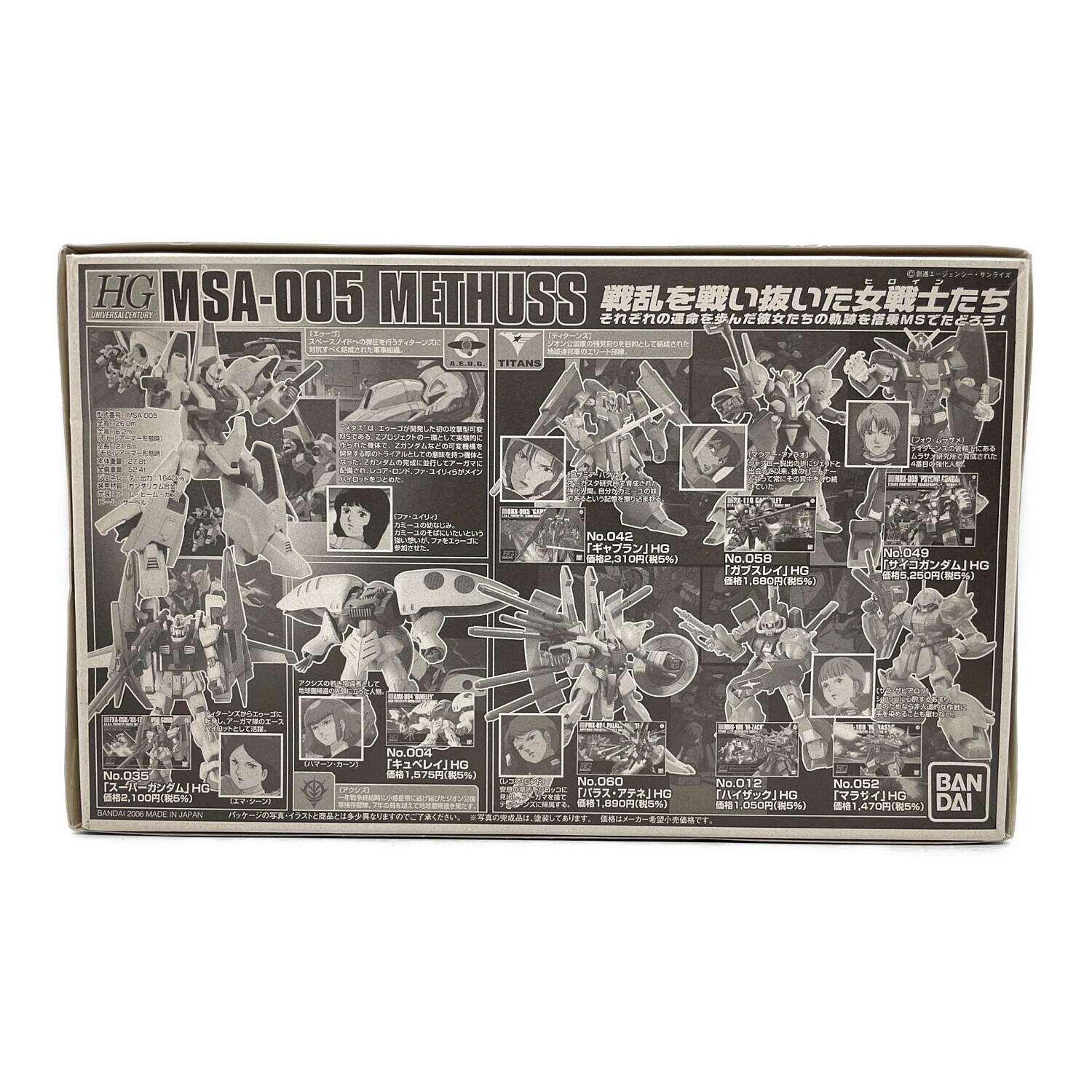 BANDAI (バンダイ) MSA-005 メタス ガンプラ 0141856 1/144 HG