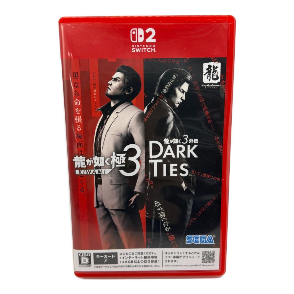 龍が如く 極3 / 龍が如く3外伝 Dark Ties Nintendo Switch2用ソフト