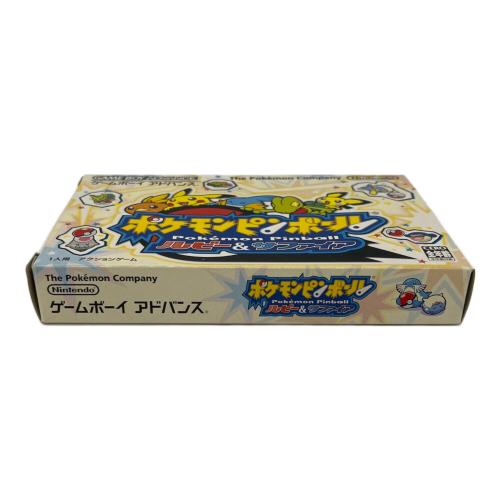任天堂 (ニンテンドウ) ポケットモンスター ピンボール ルビー&サファイア ゲームボーイアドバンス用ソフト 動作確認済み CERO A (全年齢対象)
