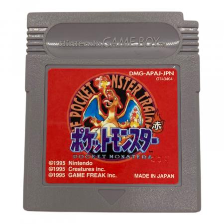 任天堂 (ニンテンドウ) ポケットモンスター 赤 ゲームボーイ用ソフト 任天堂 (ニンテンドウ) ポケットモンスター 赤 ゲームボーイ用ソフト