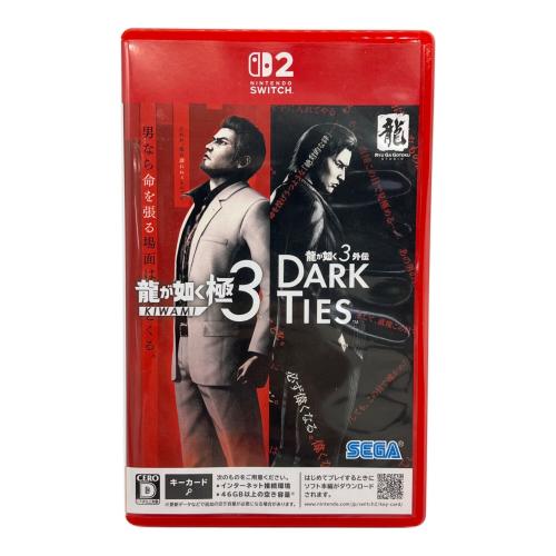 龍が如く極3/龍が如く3外伝 Dark Ties Nintendo Switch2用ソフト CERO D (17歳以上対象)