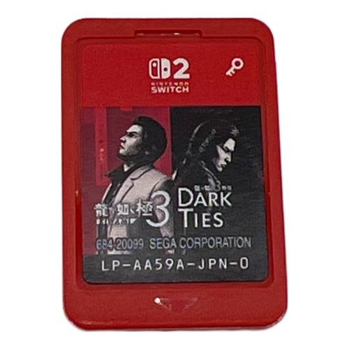龍が如く極3/龍が如く3外伝 Dark Ties Nintendo Switch2用ソフト CERO D (17歳以上対象)
