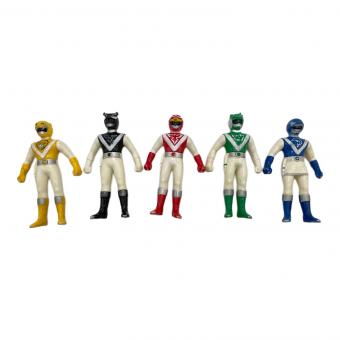 BANDAI (バンダイ) 昭和レトロ ソフビフィギュア ライブマン 5体セット