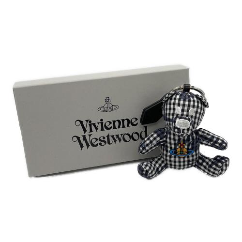 Vivienne Westwood (ヴィヴィアンウエストウッド) ベア キーホルダー ギンガムチェック 82120005U-W011T