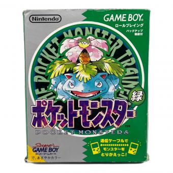 Nintendo (ニンテンドー) ポケットモンスター緑 ゲームボーイ用ソフト 後期版 @ -