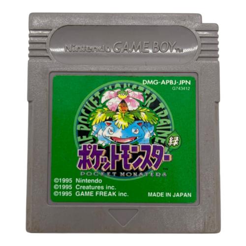 Nintendo (ニンテンドー) ポケットモンスター緑 ゲームボーイ用ソフト 後期版 @ -