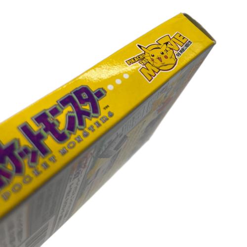 Nintendo (ニンテンドー) ポケットモンスターピカチュウ ゲームボーイ用ソフト 後期版 @ -