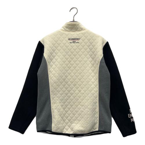 decembermay (ディセンバーメイ) ゴルフウェア(トップス) 1-112-1521 メンズ SIZE L ホワイト×ブラック
