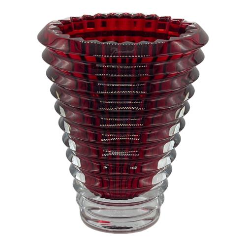 Baccarat (バカラ) フラワーベース レッド USED