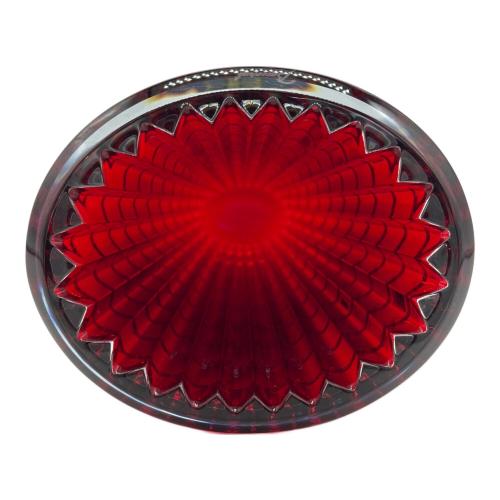 Baccarat (バカラ) フラワーベース レッド USED