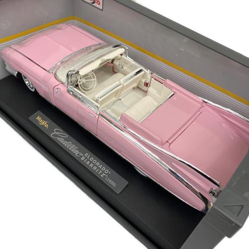 ミニカー Maisto ミニカー 1:18 1959 キャデラック エルドラド ピ ンク