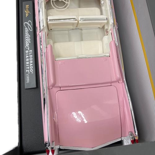 ミニカー Maisto ミニカー 1:18 1959 キャデラック エルドラド ピ ンク