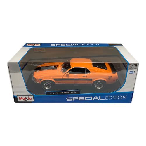 Maisto(マイスト) 1:18 1970 フォード マスタング マッハ1 未使用品(開封品) ※箱ダメージ有