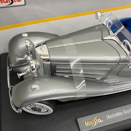 ミニカー Maisto ミニカー 1:18 PE 1936 メルセデス 500K シ ルバー