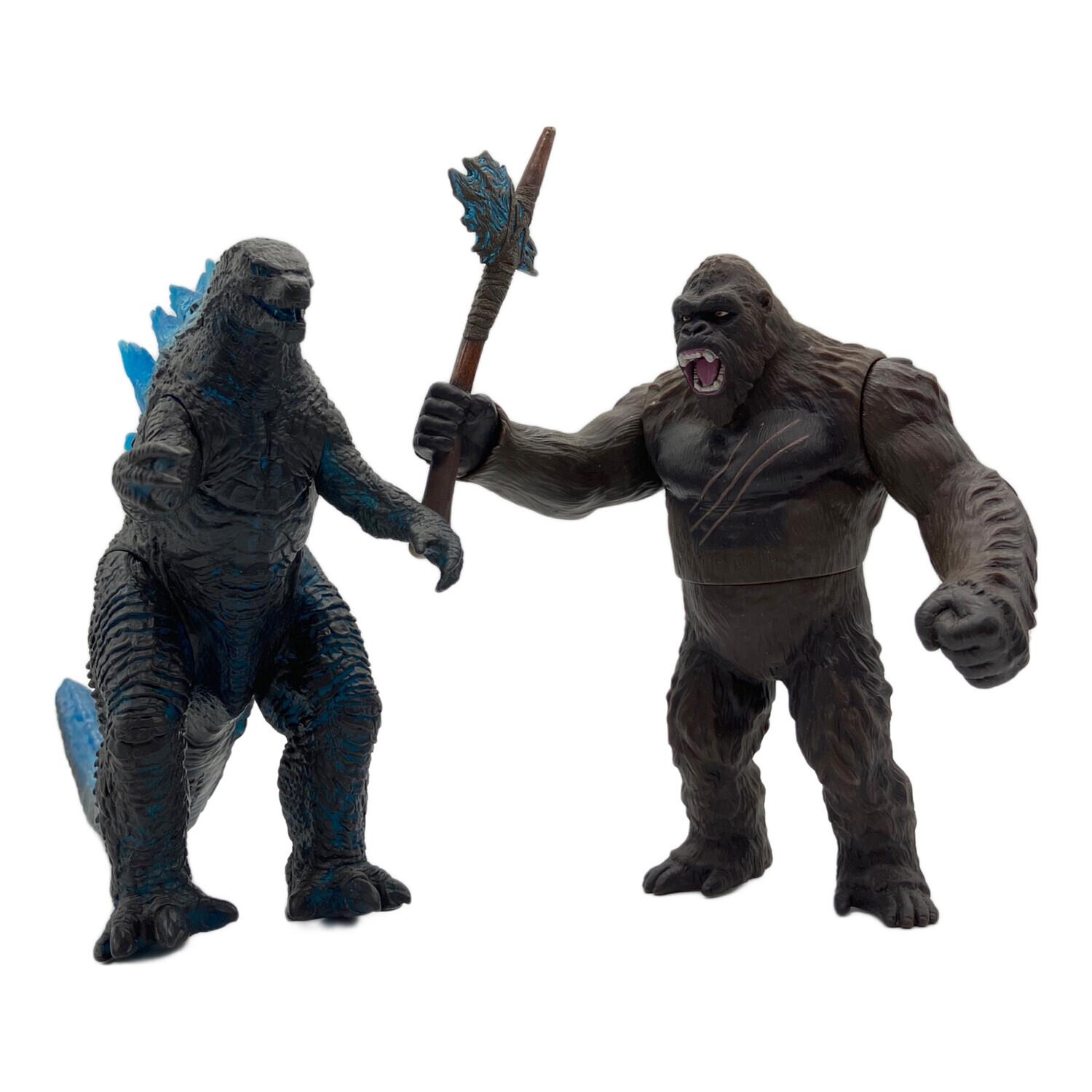 BANDAI (バンダイ) フィギュア ゴジラ＆コング 「Blu-ray/DVD ゴジラvs