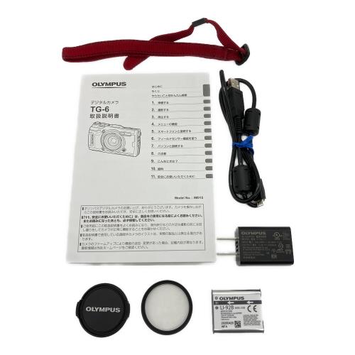 OLYMPUS Tough TG-6 レッド 本体と付属品　中古 OLYMPUS (オリンパス) コンパクトデジタルカメラ Tough TG-6 IM015
