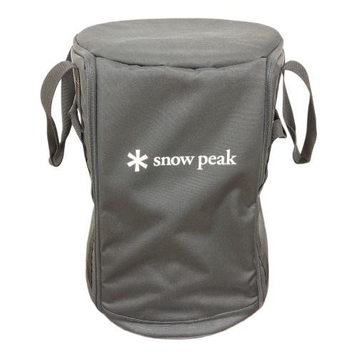 Snow peak (スノーピーク) 自然通気形解放式石油ストーブ KH-100BK 2022年製 PSCマーク(石油系)有 ストーブケース付