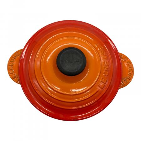 LE CREUSET (ルクルーゼ) 鍋 ココット・エブリィ 18cm オレンジ