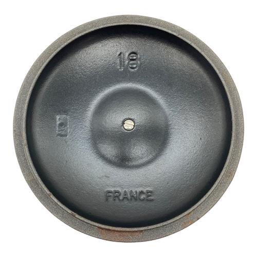 LE CREUSET (ルクルーゼ) 鍋 ココット・エブリィ 18cm オレンジ（ブラックツマミ）