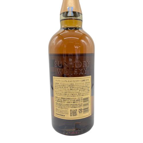 サントリー 山崎 シングルモルト ジャパニーズウィスキー 12年 700ml 未開封