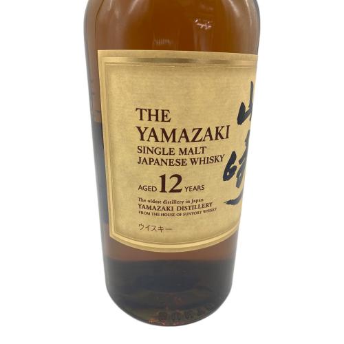サントリー 山崎 シングルモルト ジャパニーズウィスキー 12年 700ml 未開封