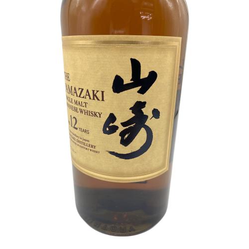 サントリー 山崎 シングルモルト ジャパニーズウィスキー 12年 700ml 未開封