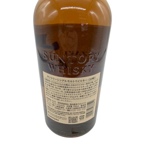 サントリー 山崎 シングルモルト ジャパニーズウィスキー 700ml 未開封