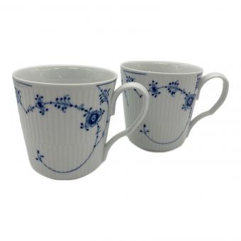 ROYAL COPENHAGEN (ロイヤル・コペンハーゲン) ペアマグカップ ブルーフルーテッド・プレイン