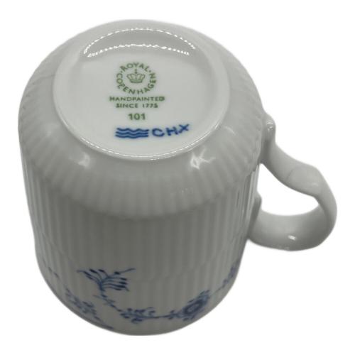 ROYAL COPENHAGEN (ロイヤル・コペンハーゲン) ペアマグカップ ブルーフルーテッド・プレイン