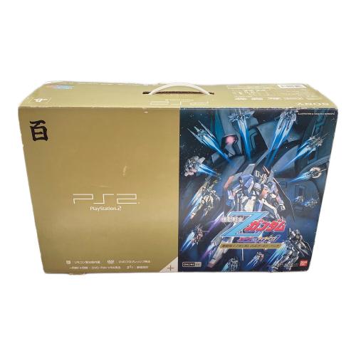 SONY (ソニー) PlayStation2 SCPH-55000GU 機動戦士Zガンダム 百式ゴールド・パック エゥーゴVS.ティターンズ付