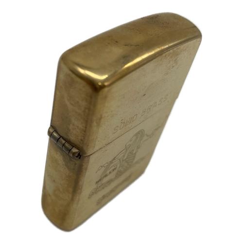 ZIPPO (ジッポ) オイルライター SOLID BRASS マーライオン