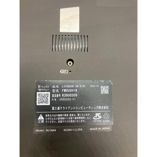 FUJITSU (フジツウ) ノートパソコン FMV LIFEBOOK FMVUXH1B Windows11 Pro Core i7 メモリ:16GB SSD：512GB 14インチ 画面修理履歴アリ