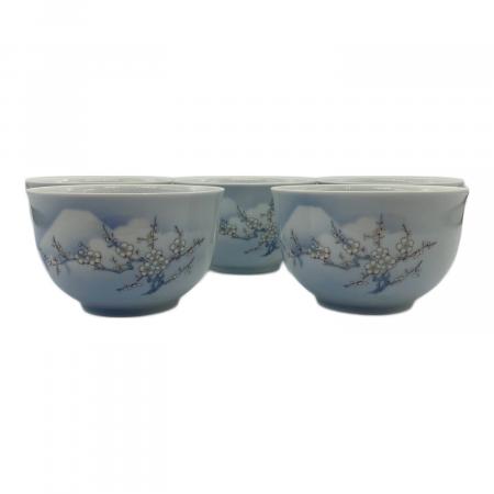 370 深川製磁 焼物皿揃 5枚セット 品 共箱 キーワード：深川製