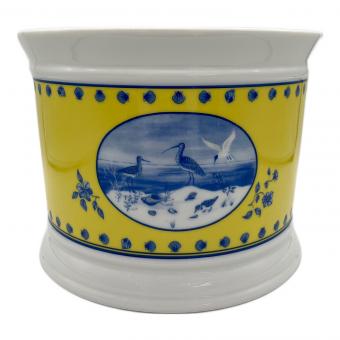 CHASE (チェイス) キャニスター イエロー×ブルー コスタアズーラ 横濱増田窯