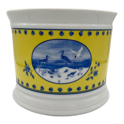 CHASE (チェイス) キャニスター イエロー×ブルー コスタアズーラ 横濱増田窯