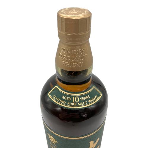 サントリー 山崎 ジャパニーズウィスキー 10年 金花 グリーンラベル 750ml 未開封