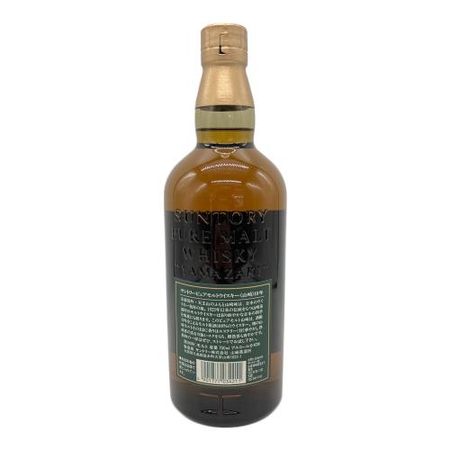 サントリー 山崎 ジャパニーズウィスキー 10年 金花 グリーンラベル 750ml 未開封