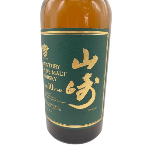 サントリー 山崎 ジャパニーズウィスキー 10年 金花 グリーンラベル 750ml 未開封