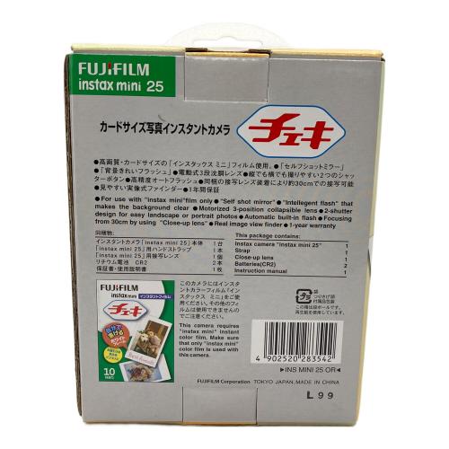 FUJIFILM (フジフィルム) トイカメラ instax mini 25 - チェキ