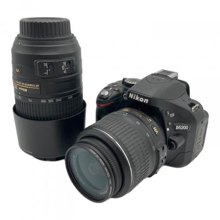 Nikon(ニコン) D5200 ダブルズームキット(18-55mm、55-300mm) 2410万