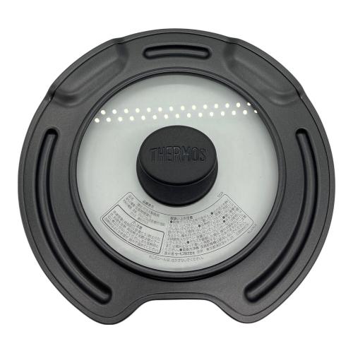 THERMOS (サーモス) IH対応フライパンなべセット KSD-8A-DR 取っ手のとれるフライパン8点セット ディープレッド レッド