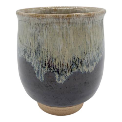 唐津黒飴釉 湯呑み 月笑庵 箱付